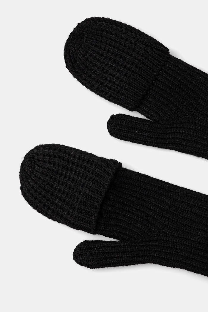 MICHAEL Michael Kors rękawiczki z domieszką wełny 539853 czarny AW24