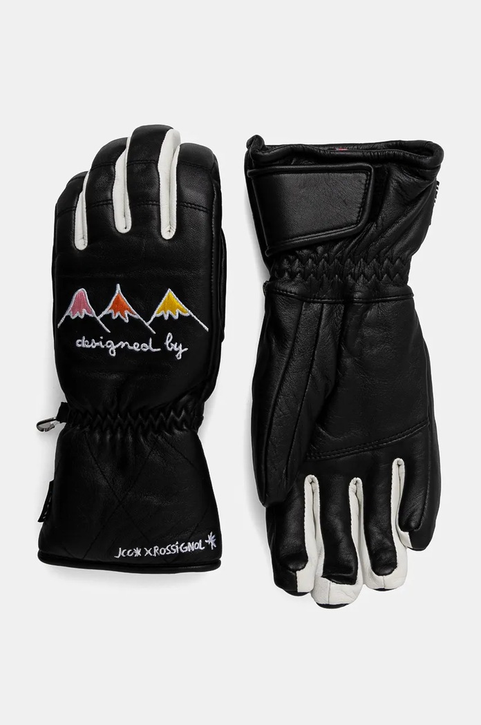 Γάντια σκι Rossignol Sublime Leather IMPR x JCC χειμερινά σπόρ μαύρο RLNWG12