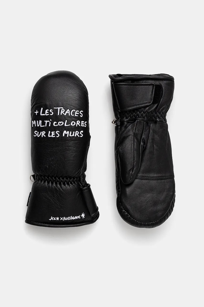 Rossignol mănuși de schi Sublime Leather x JCC Sporturi de iarnă negru RLNWG13