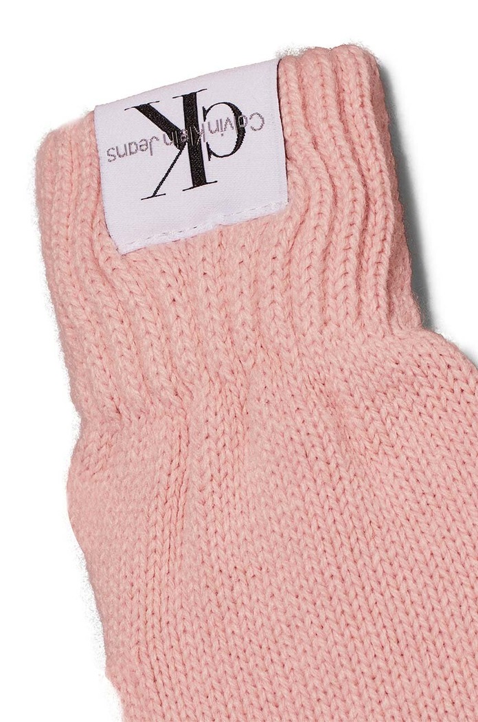 Djevojčice Dječje rukavice Calvin Klein Jeans IU0IU00525.G.9BYH roza