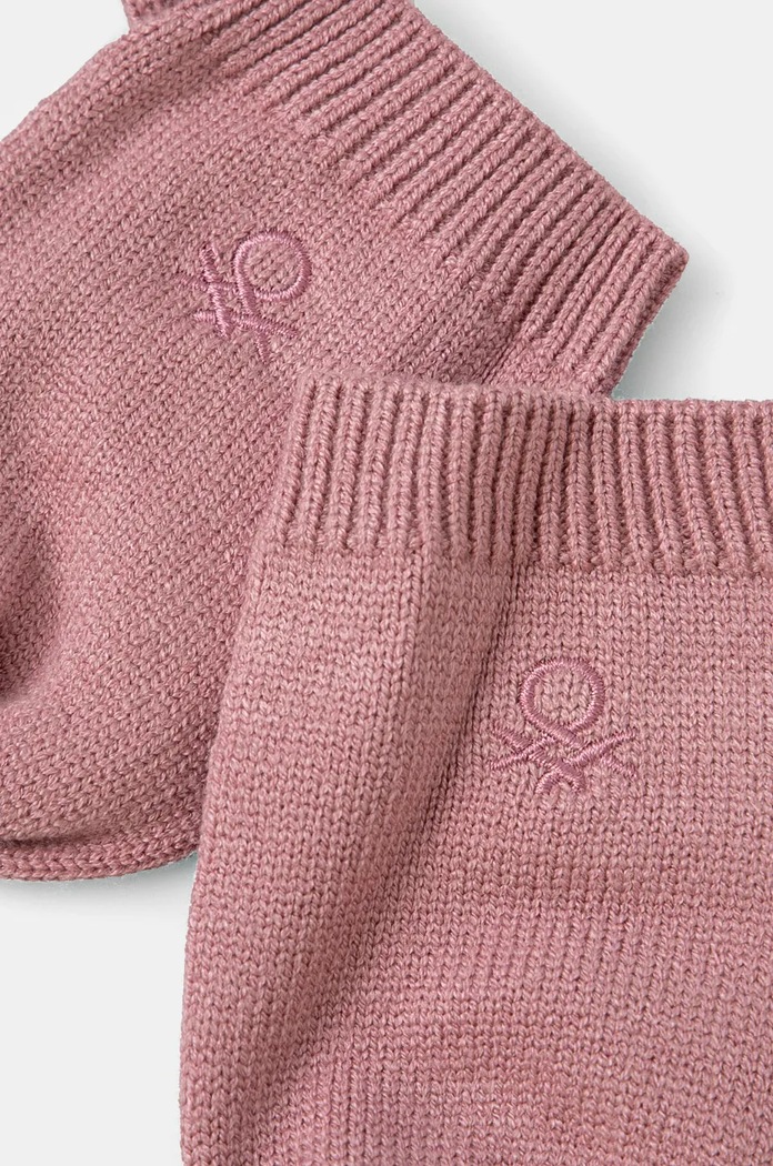 United Colors of Benetton rękawiczki niemowlęce 60LQAG007.G.W.Seasonal różowy AW24