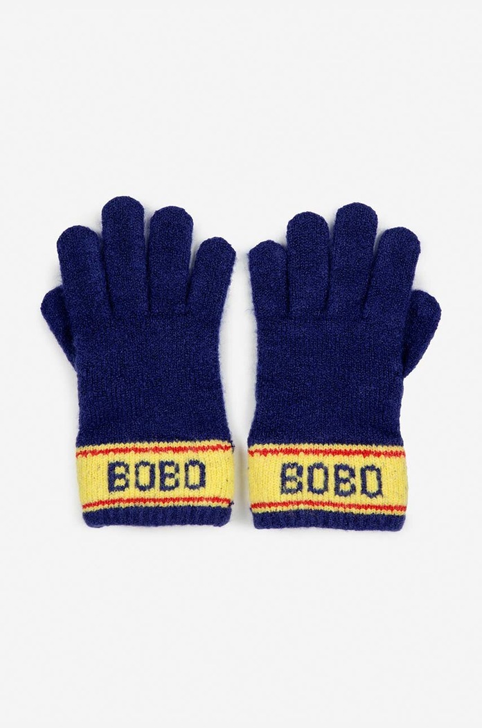 Detské rukavice Bobo Choses ostatné tmavomodrá 224AI040