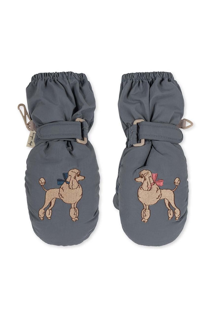 Konges Sløjd rękawiczki dziecięce JUNO MITTENS KS101248 niebieski AW24