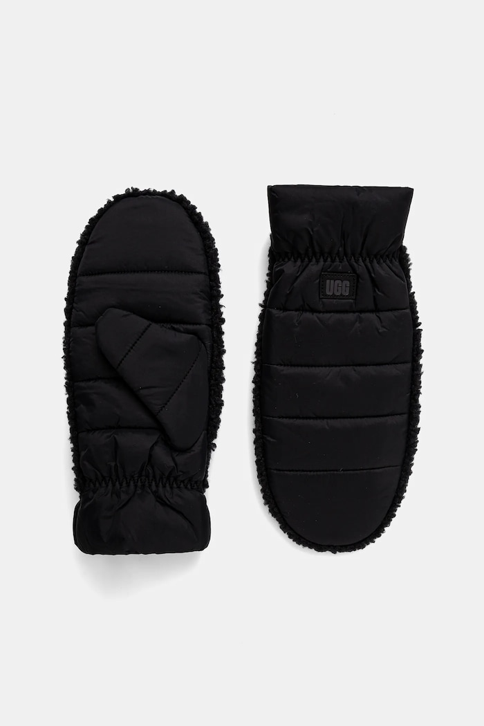 UGG manusi copii W AW FLUFF MITTEN negru 101019