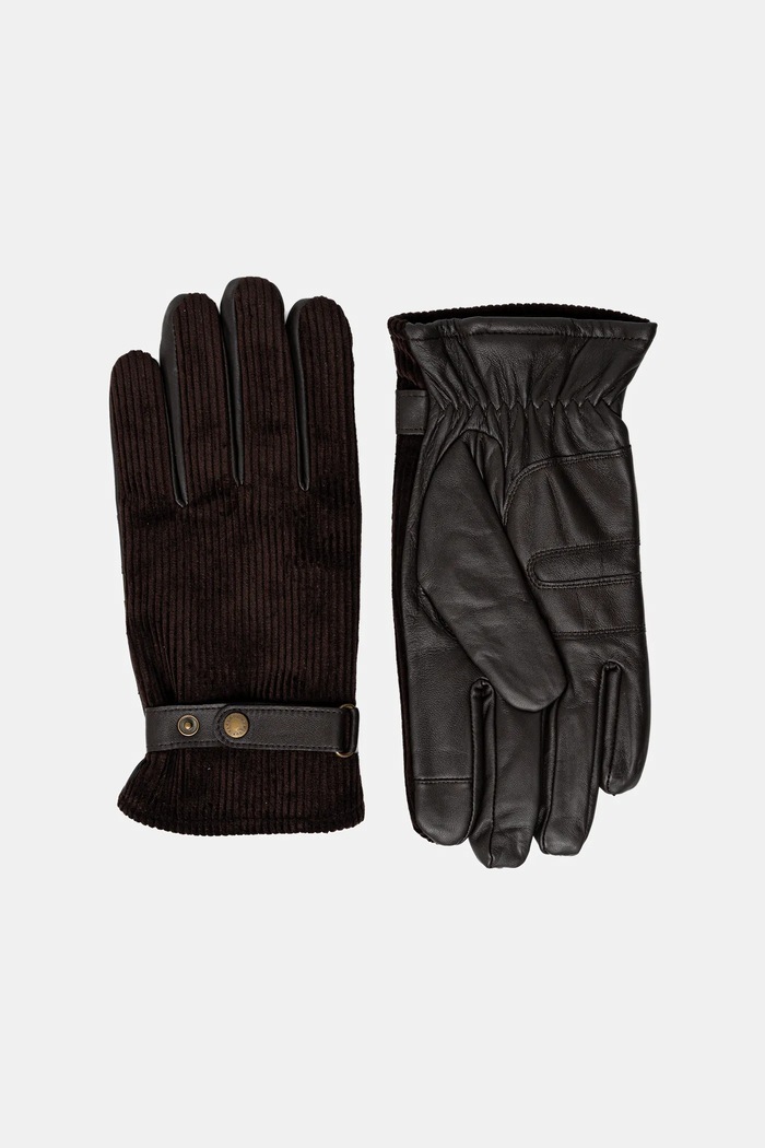 Barbour Usnjene rokavice Barbour rjava MGL0137