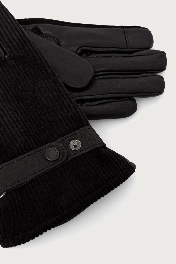 Barbour Rękawiczki męskie MGL0137 czarny AW25