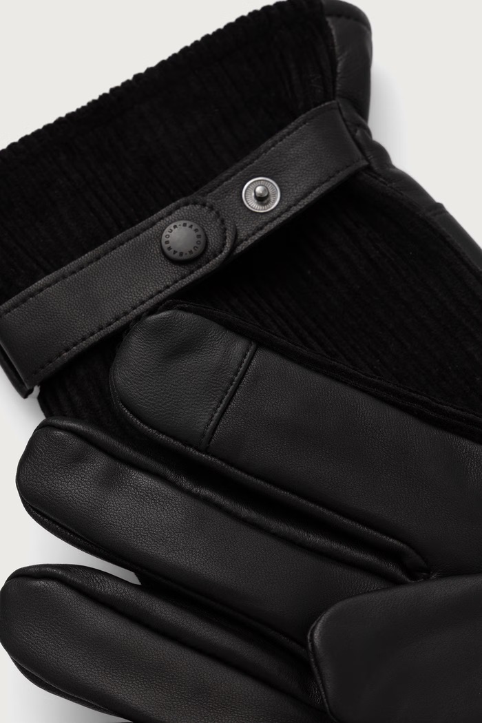 Barbour Rękawiczki męskie MGL0137 czarny AW25