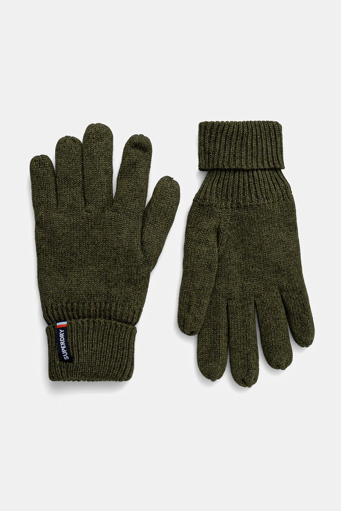 Superdry Manusi de bumbac verde M9310076A.B6T