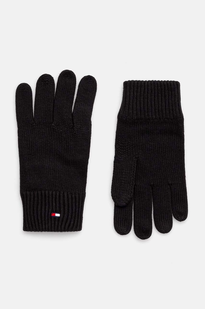 Rukavice Tommy Hilfiger ostatné čierna AM0AM12845