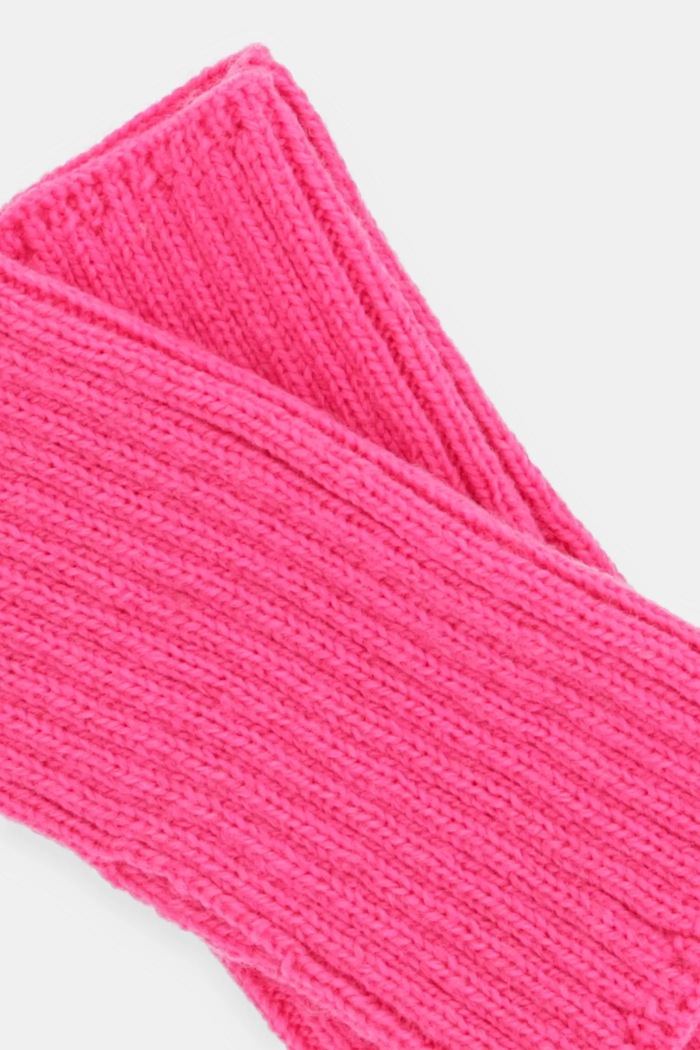 Γάντια με μείγμα από μαλλί United Colors of Benetton 6LOWDG00C ροζ AW24