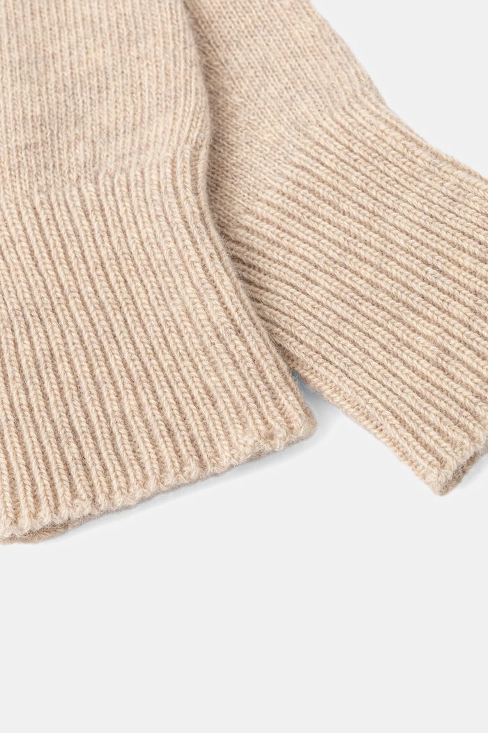 United Colors of Benetton Вовняні рукавички United Colors of Benetton 1202DG00E бежевий AW25