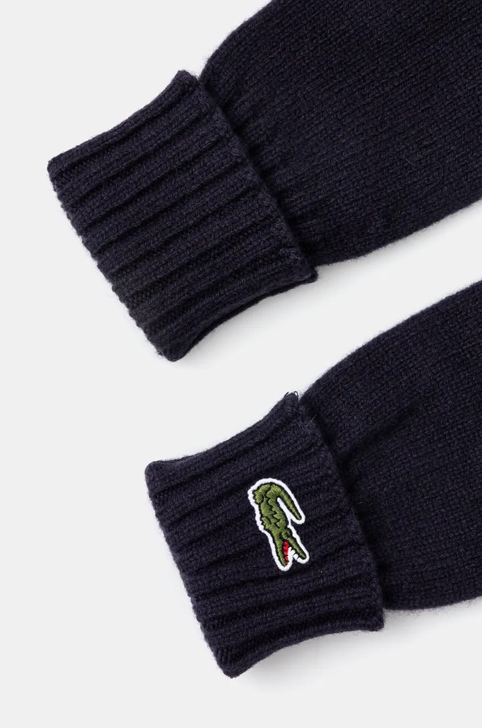 Lacoste gyapjú kesztyű RV0452 sötétkék AW25