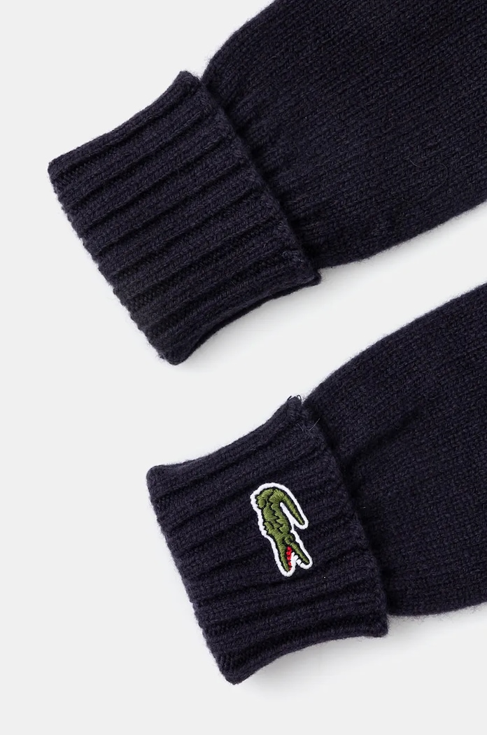 Lacoste gyapjú kesztyű RV0452 sötétkék AW25