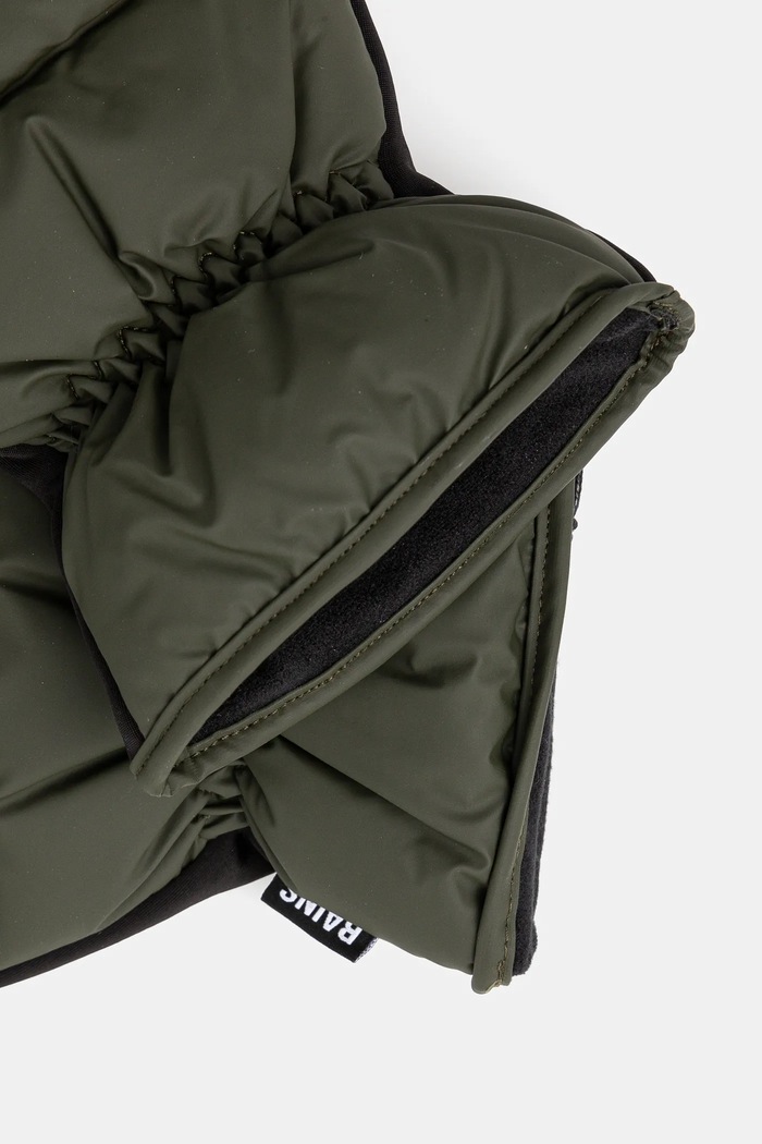 Rukavice Rains Lohja Puffer Mittens W1T2 16080.03 zelená AW24