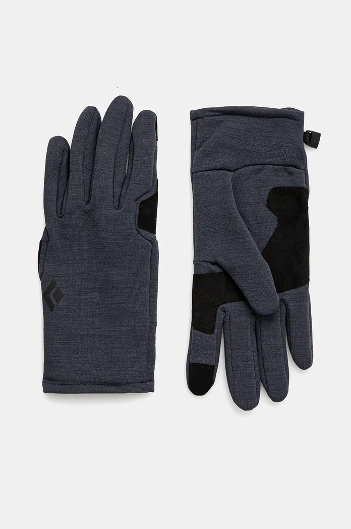 Black Diamond rękawiczki HeavyWeight Wool Liners z domieszką wełny szary BD801804