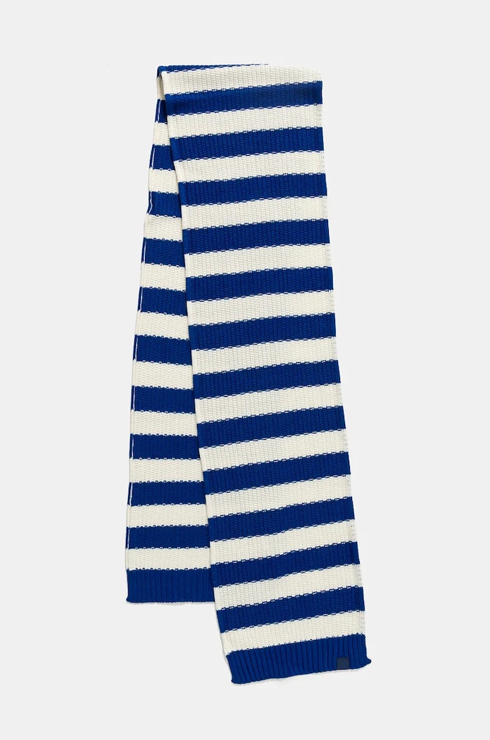 United Colors of Benetton szalik dziecięcy 1270QU00W.G.Seasonal niebieski AW24