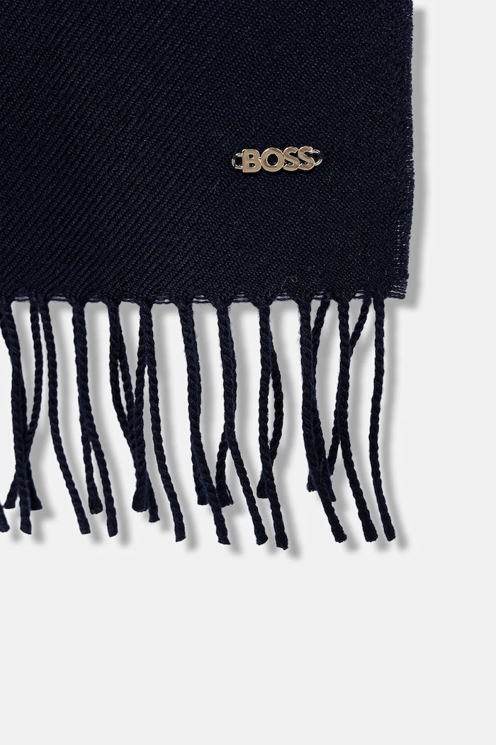 BOSS Fular de damă din lână Zesy_35*180 50517216 bleumarin AW25