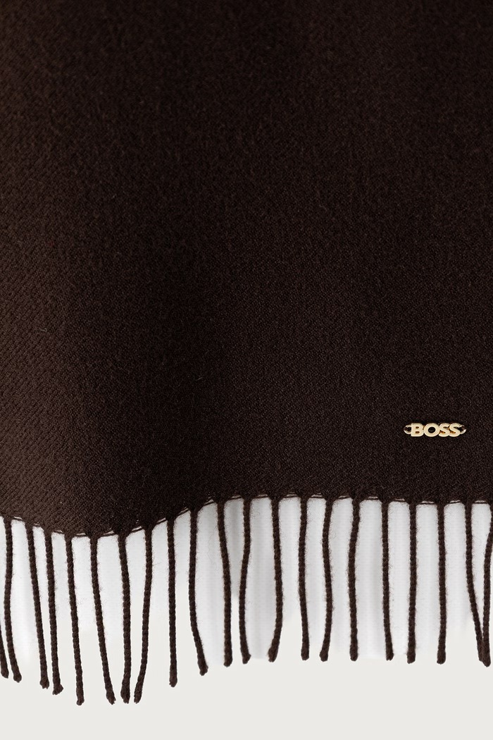 BOSS šal ženski volneni Zesy_35*180 50517216 rjava AW25