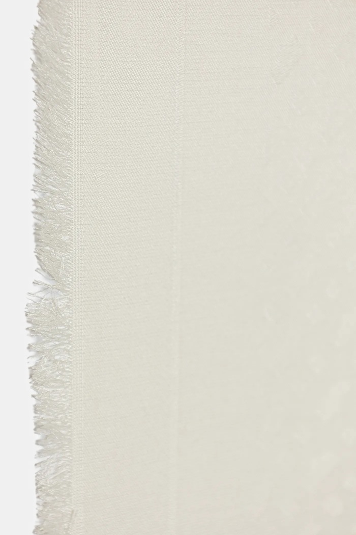 BOSS chusta damska z dodatkiem wełny Ledonia 50517733 żółty SS26