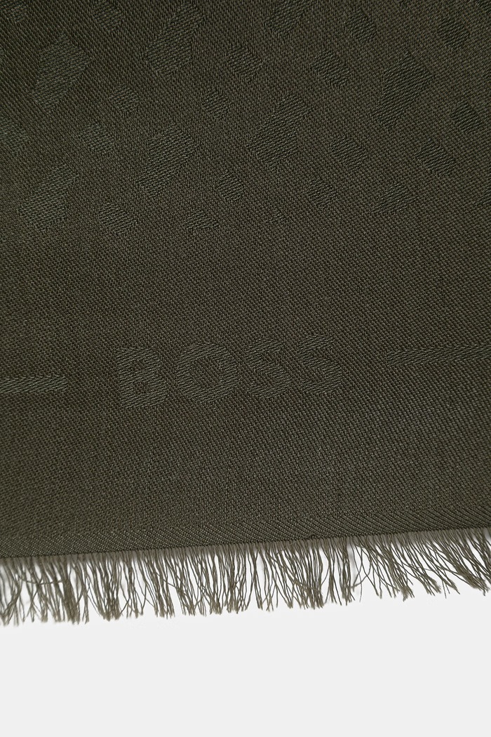 Dodatki BOSS ruta ženska z dodatkom volne Ledonia 50517733 zelena