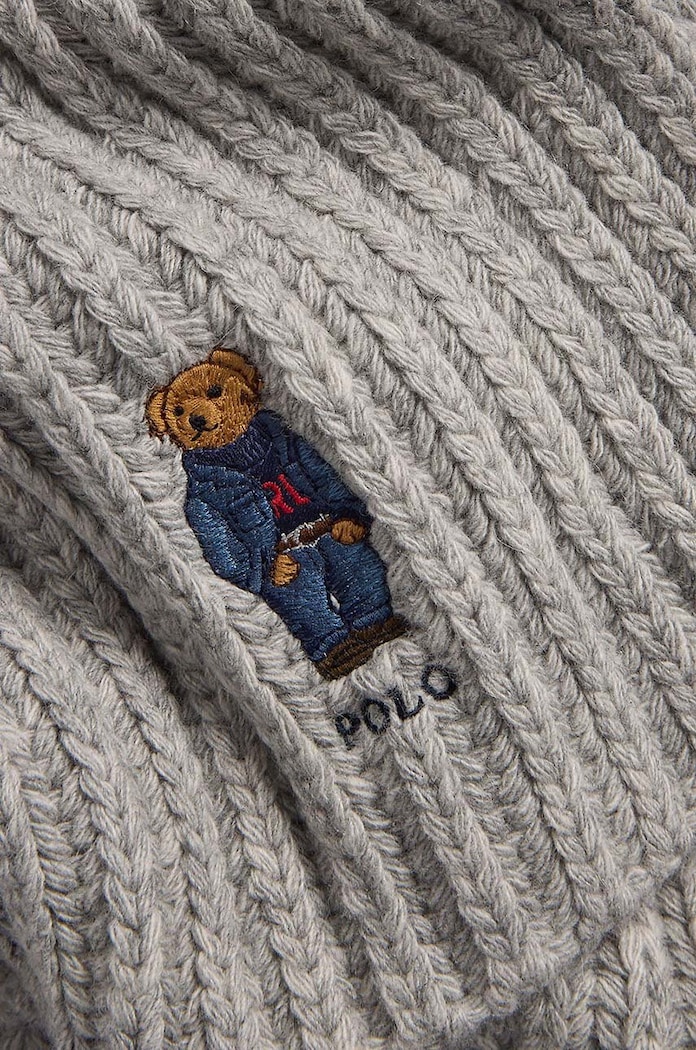 Dodaci Kratki vuneni šal Polo Ralph Lauren 455931877 siva