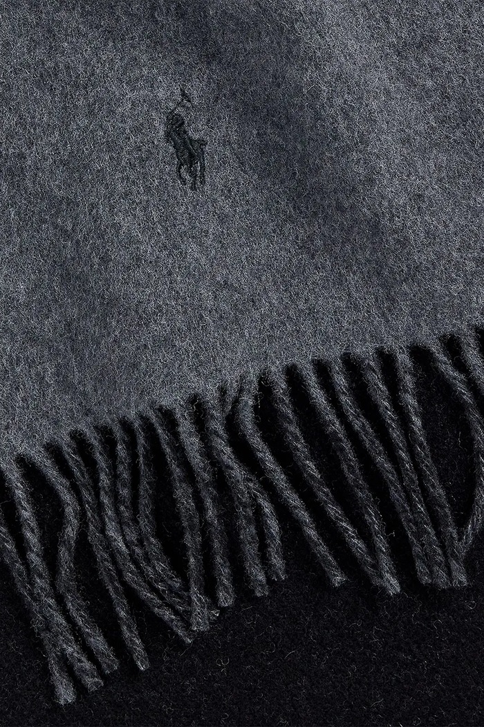 Akcesoria Polo Ralph Lauren szalik wełniany 455954371 szary