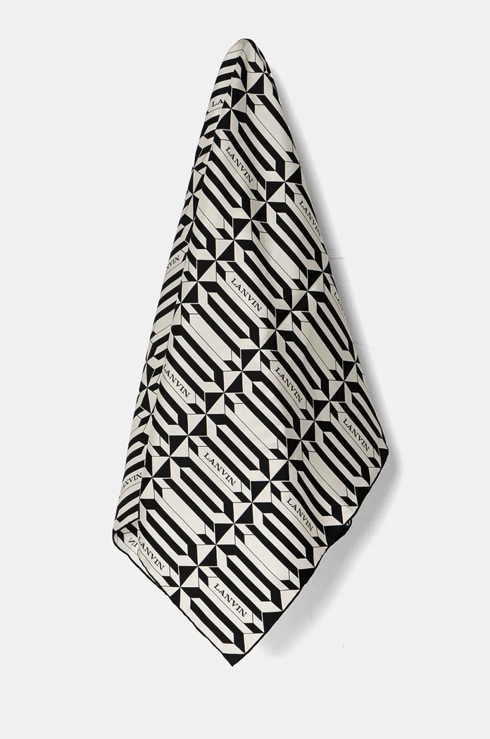 Lanvin esarfa de matase matase negru 6L9090.SS173