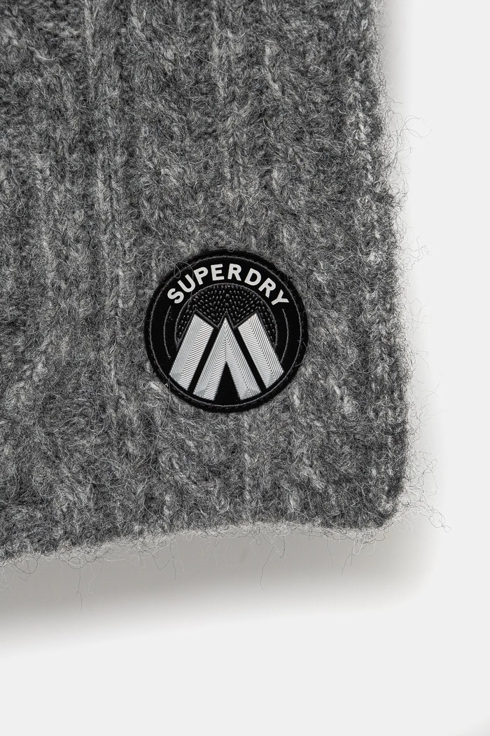 Šal z volno Superdry W9310079A.C2Z siva AW24