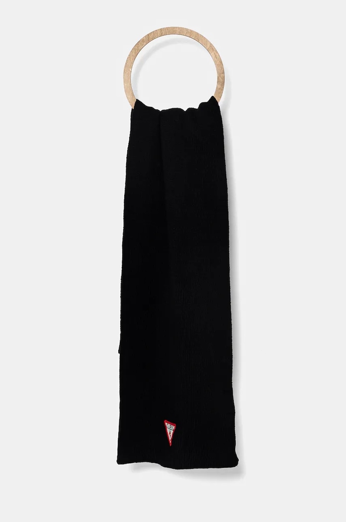 Šála Guess pletenina černá AW5235.VIS03