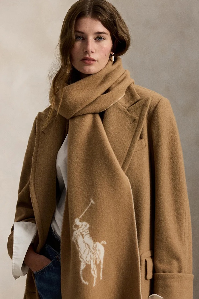Polo Ralph Lauren wool scarf beige 455954331
