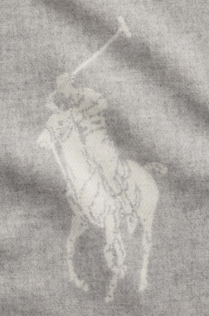 Dodaci Kratki vuneni šal Polo Ralph Lauren 455954331 siva
