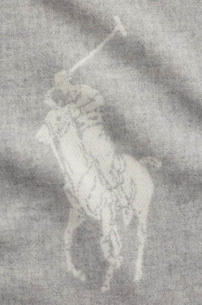 Dodaci Kratki vuneni šal Polo Ralph Lauren 455954331 siva