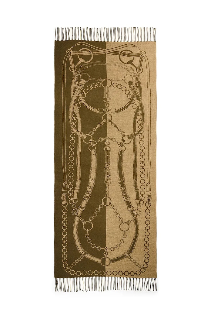 Lauren Ralph Lauren Šála Lauren Ralph Lauren 454960035 zelená AW24