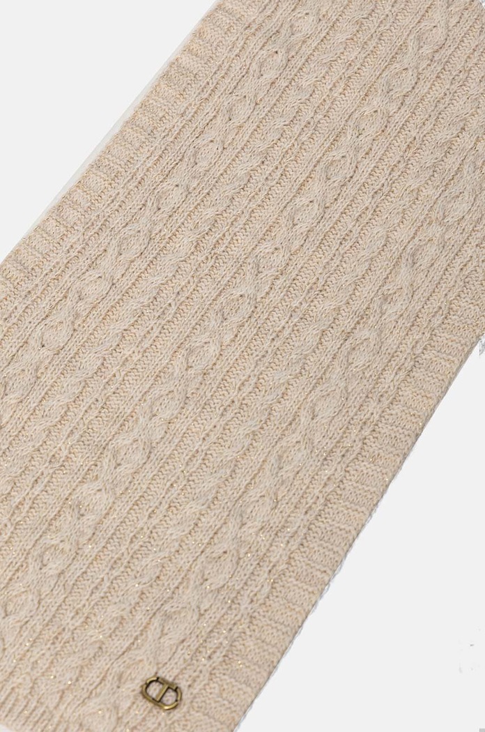 Κασκόλ Twinset 242TO5731 μπεζ AW24