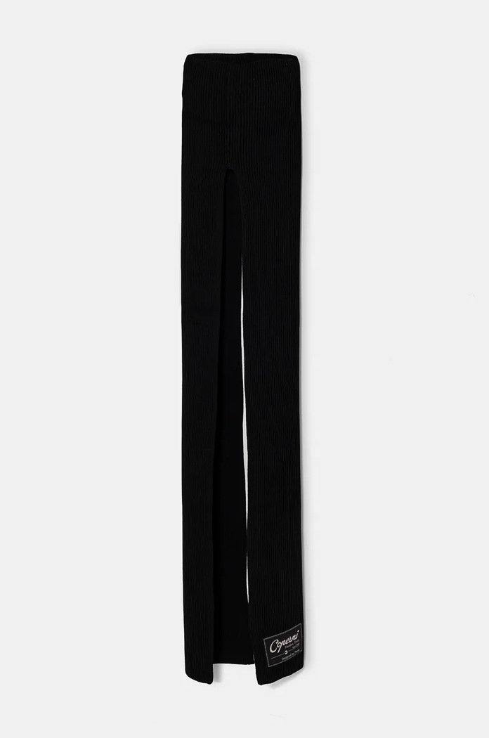 Coperni scarf Knitted Collar Scarf COPSA01Y3003 black AW24