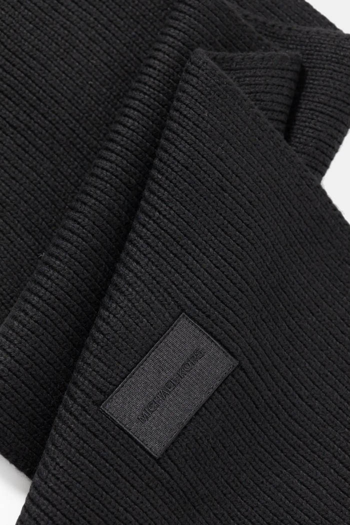 Dodaci Kratki šal s primjesom vune MICHAEL Michael Kors 539820. crna