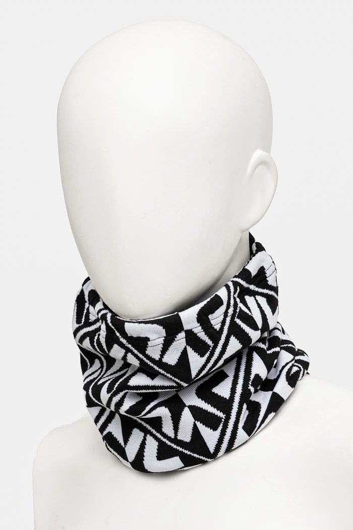Newland fular impletit Tulip N54404.108 negru AW24