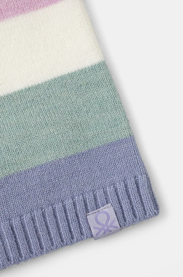 United Colors of Benetton Komin z domieszką wełny dziecięcy 1D9SHU00A.G.P.Seasonal różowy AW24