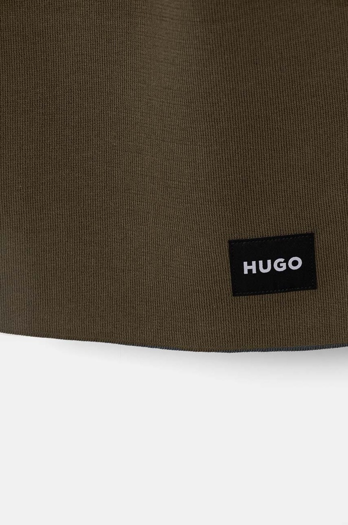 Bombažen šal HUGO 50521562 zelena AW24