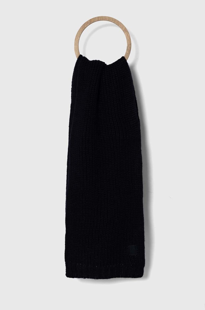 Kratki šal s primjesom vune Armani Exchange s dodatkom vune mornarsko plava 954602.4F302