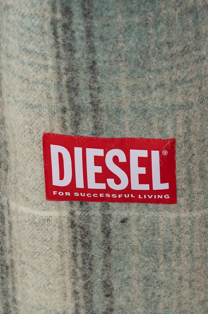 Šátek z vlněné směsi Diesel S-BESTRO A15117.0HNAK šedá AW24