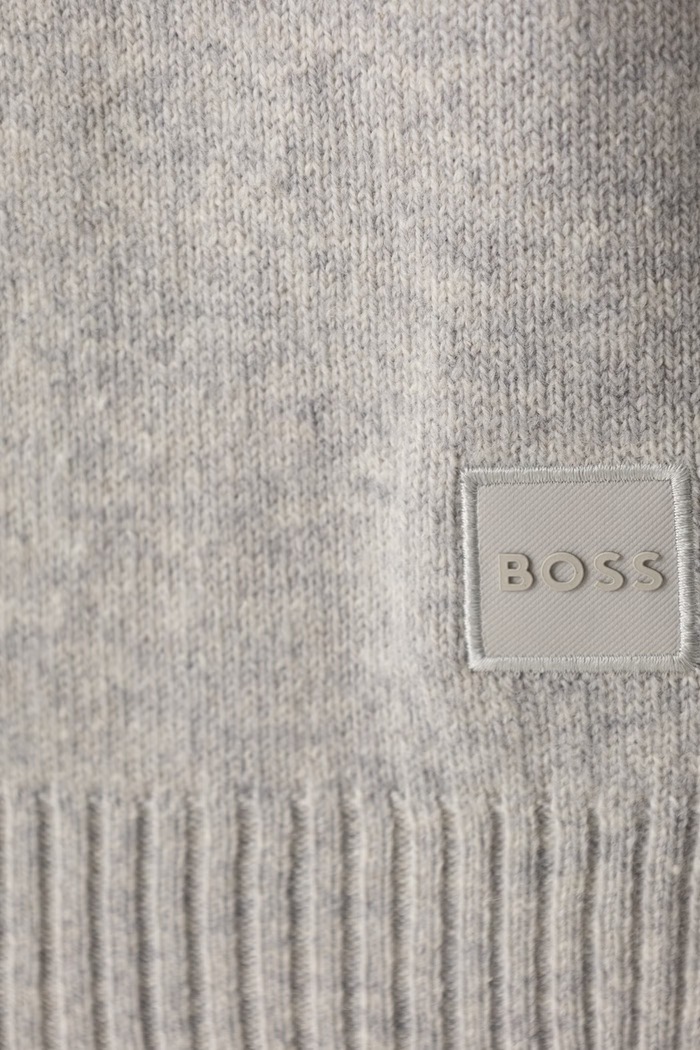 Аксесоари BOSS Orange Akaio_R_Scarf 50522445 сив