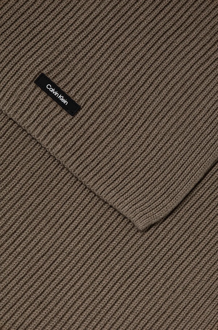 Calvin Klein szalik z domieszką wełny K50K512367 szary AW24