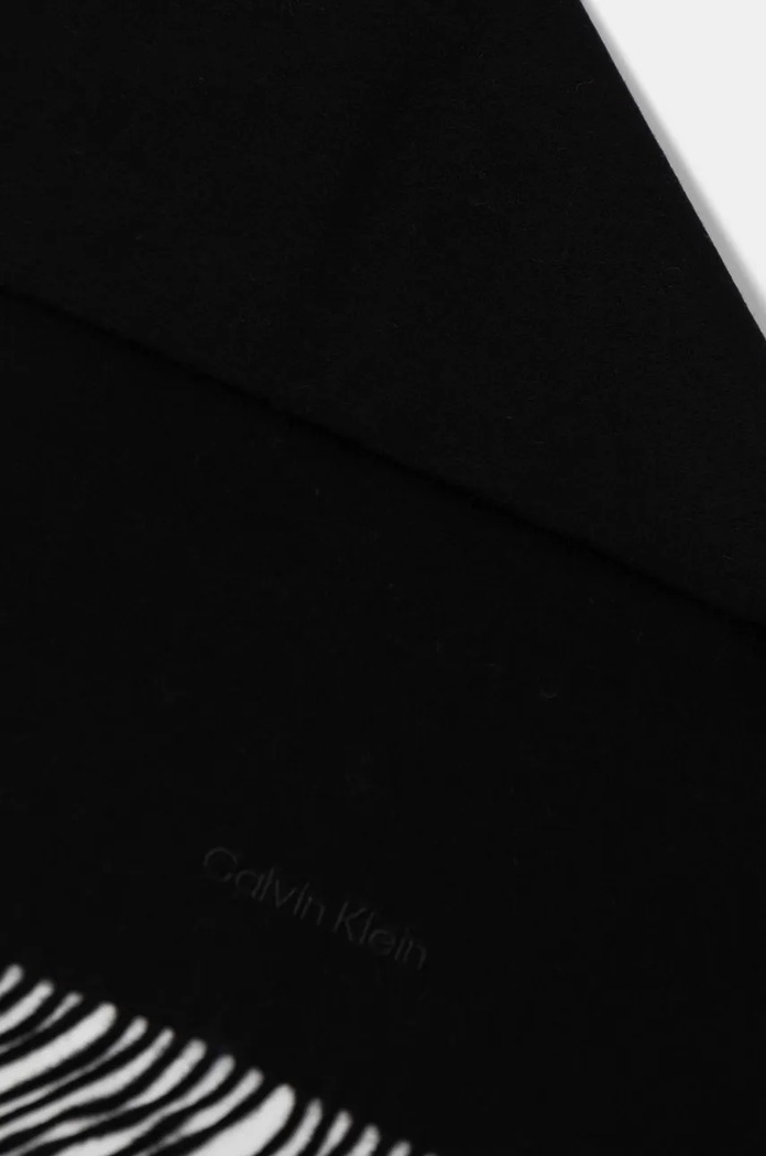 Κασκόλ Calvin Klein K50K512378 μαύρο AW24