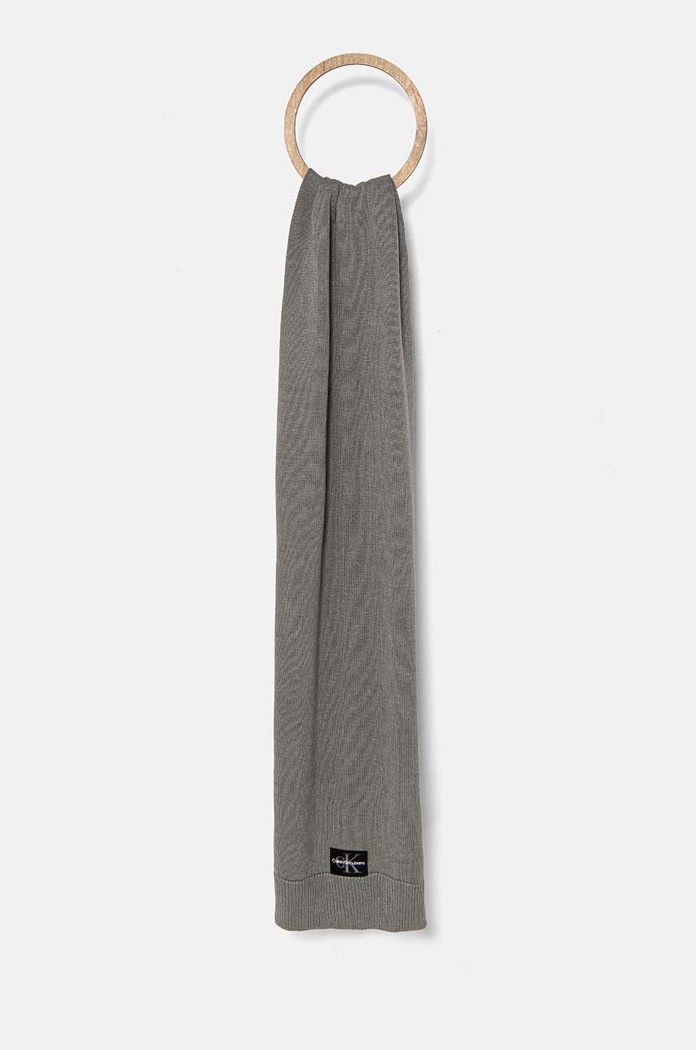 Κασκόλ Calvin Klein Jeans άλλο γκρί K50K512457