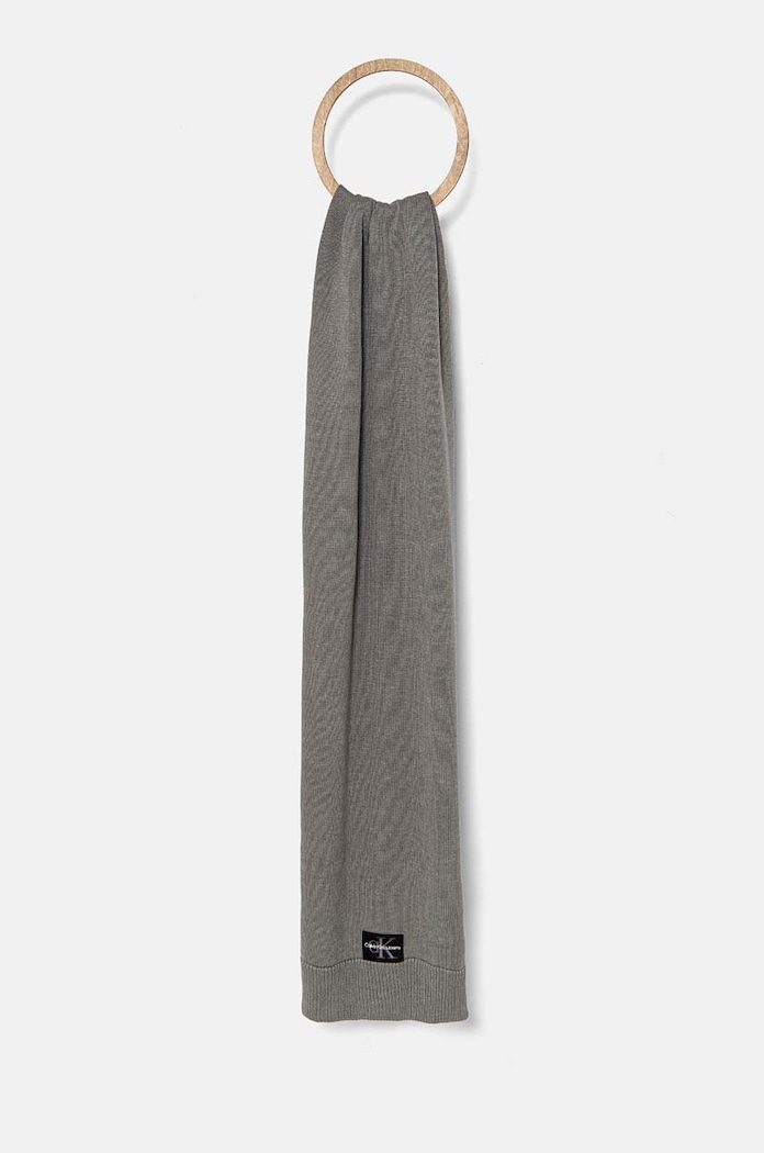 Κασκόλ Calvin Klein Jeans άλλο γκρί K50K512457