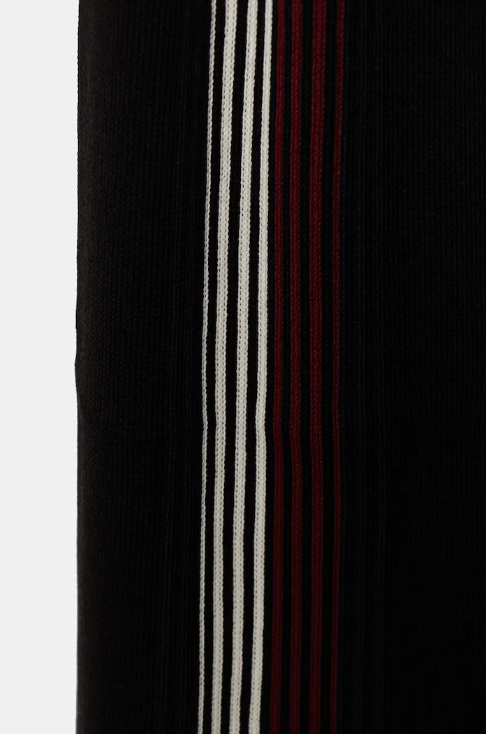 Tommy Hilfiger szalik z domieszką wełny AM0AM12833 czarny AW24