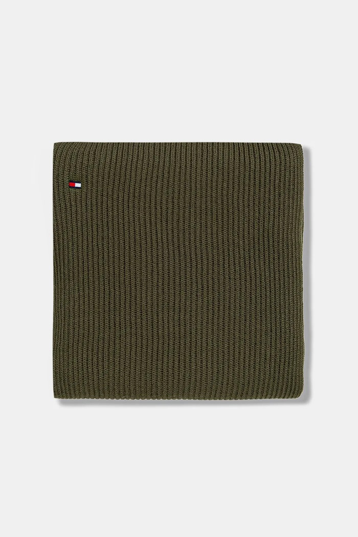 Šál Tommy Hilfiger AM0AM12847 zelená NC25