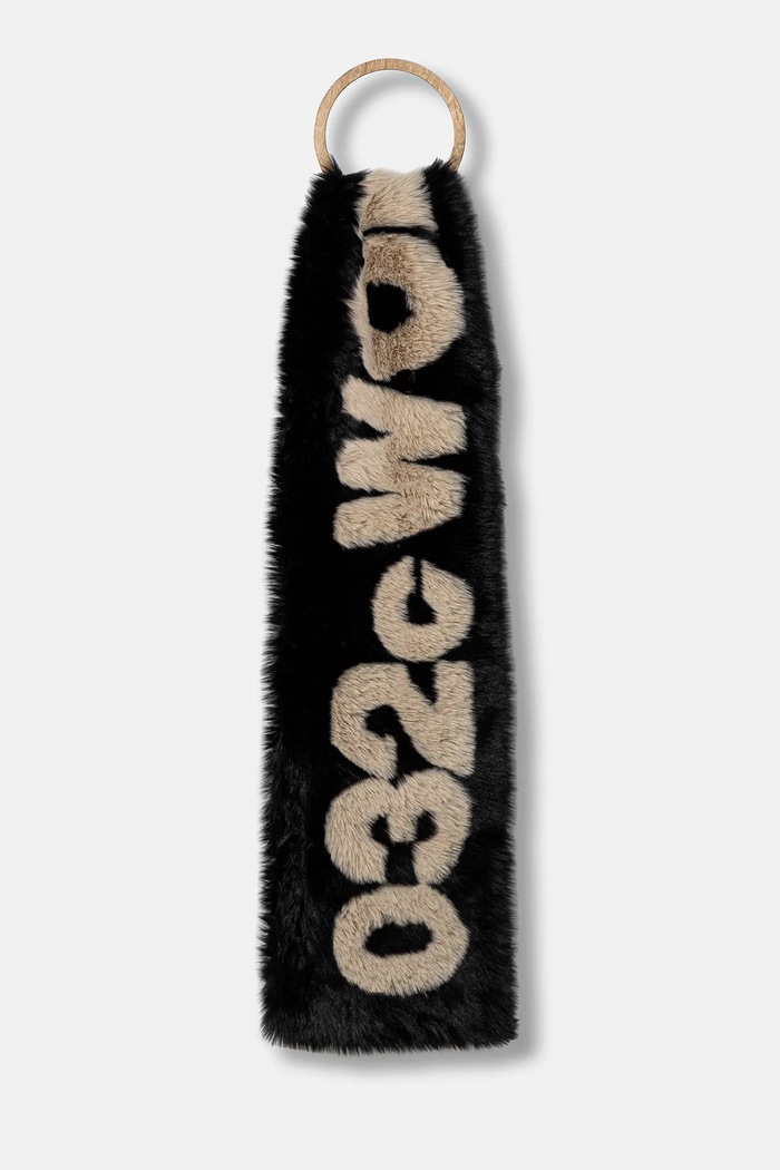 Шарф 032C ''Anti-Gauguin'' Faux Fur остальные чёрный F24.UAW.3303.050