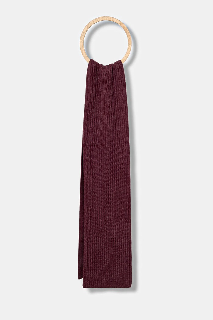 Šál United Colors of Benetton burgundské 1302U0723
